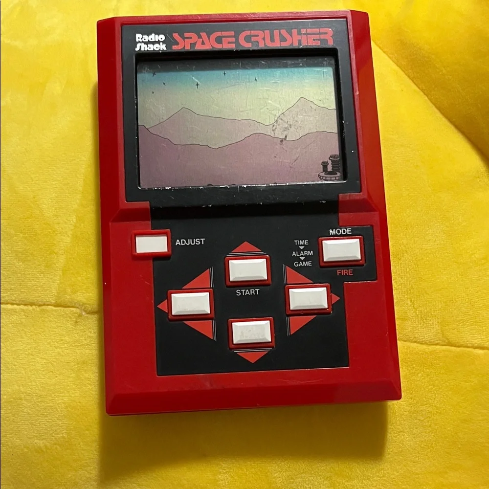 RadioShack Space Crusher Handheld Game Console - Red